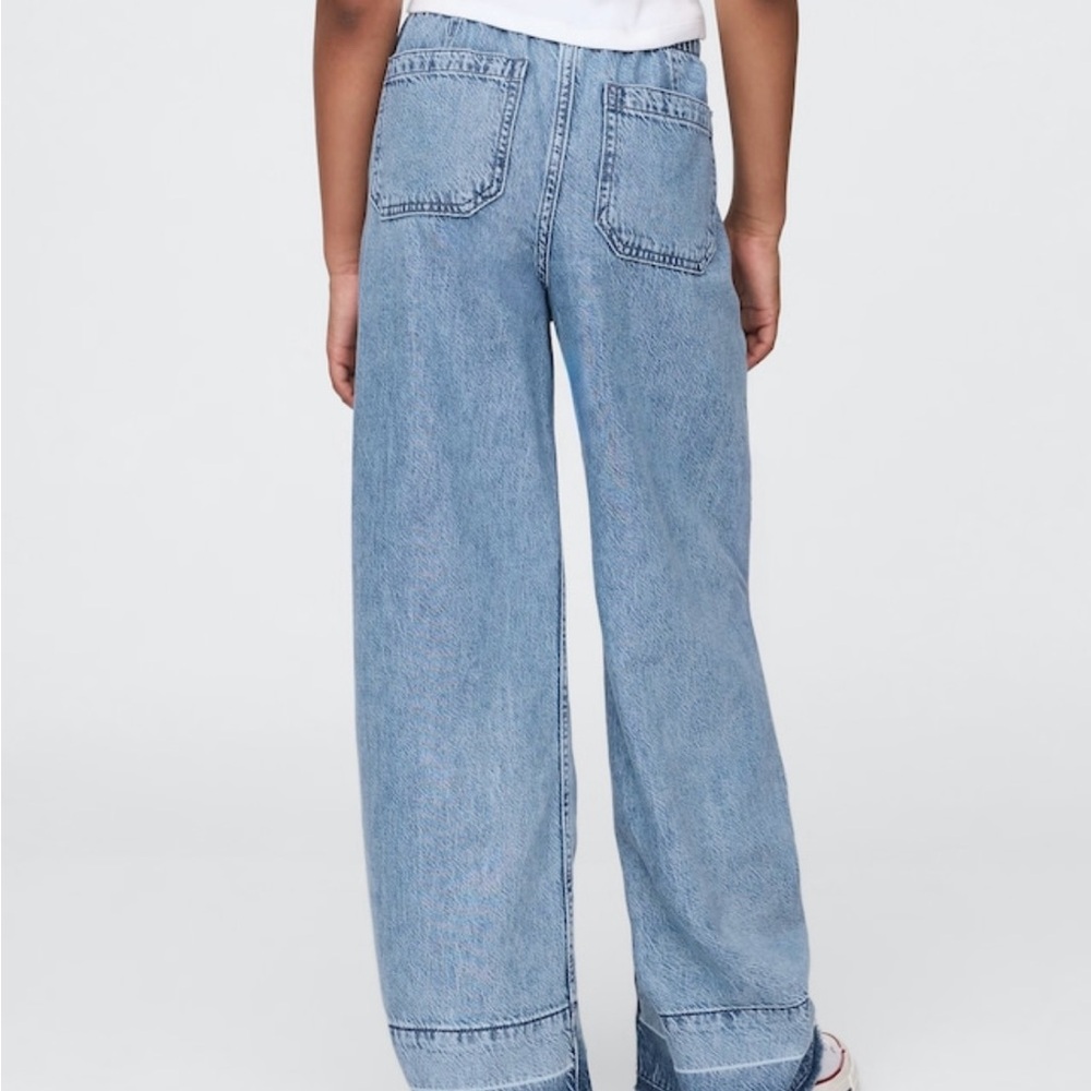 Girls gap kids denim pull on pants size large new - Picture 4 of 5
